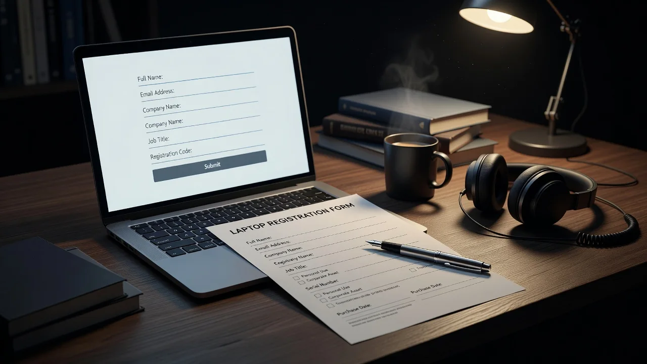 Betify registration form and KYC documents on a desk