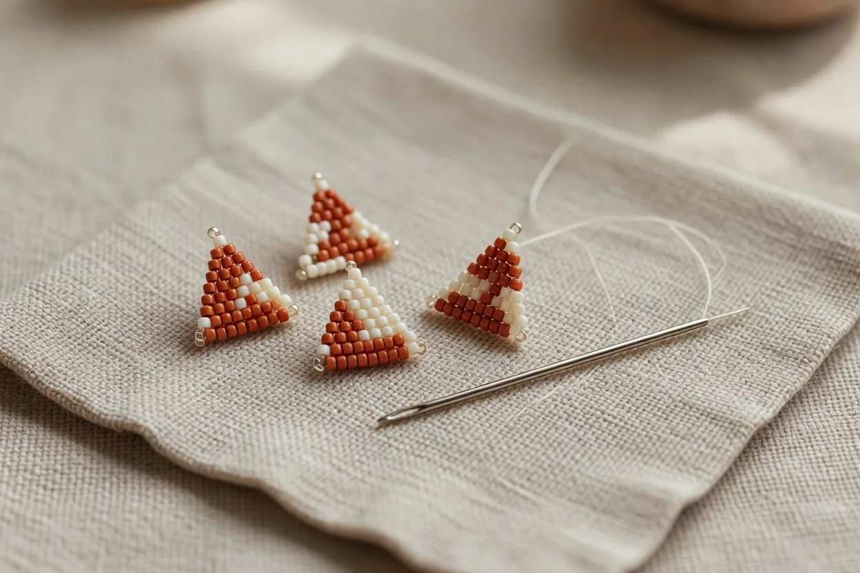 Brick Stitch Basics: Building Shapes for Earrings and Pendants