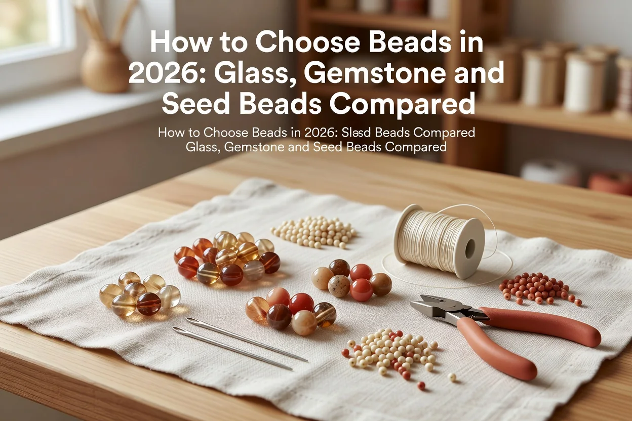 How to Choose Beads in 2026: Glass, Gemstone and Seed Beads Compared