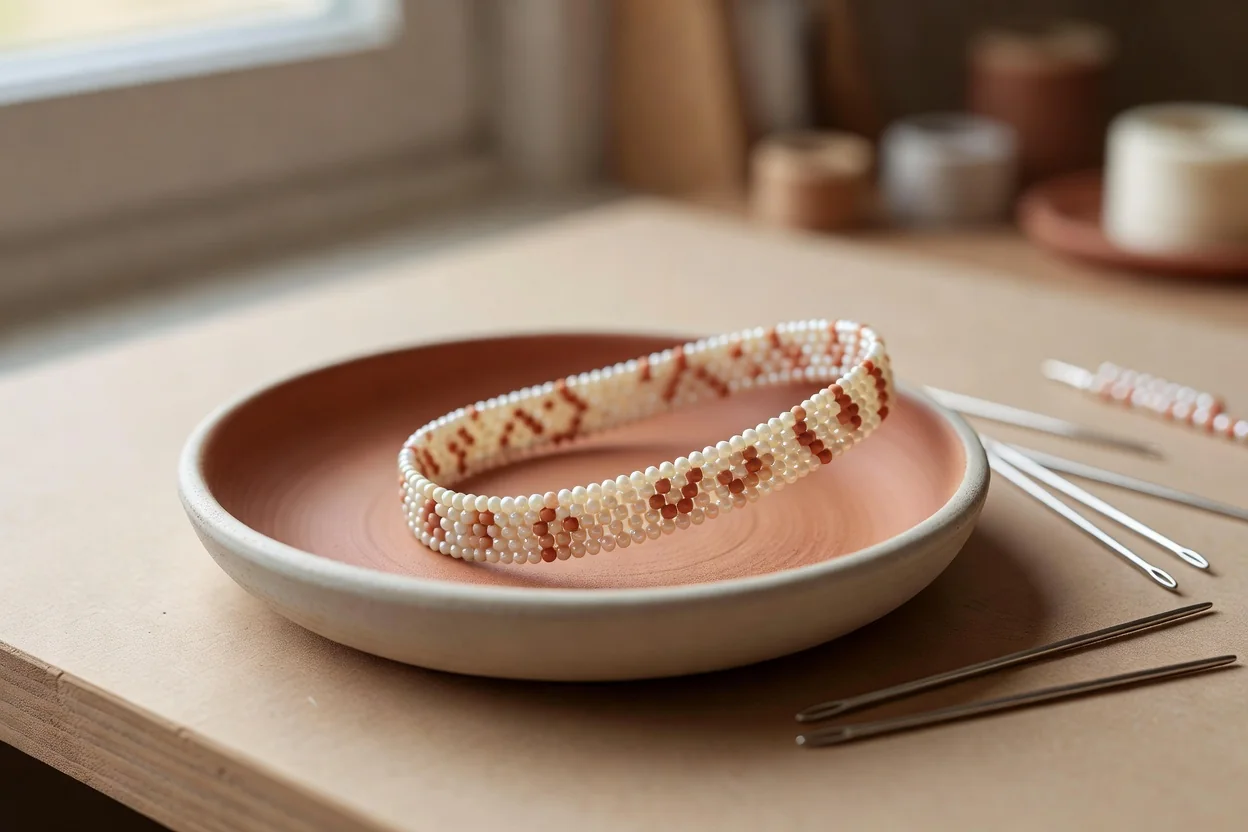 Right-Angle Weave Explained: From a Single Strip to Structured Beadwork